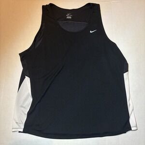 Nike Dri-Fit Basketball Jersey Mens 3XL Navy Blue Sleeveless Athletic Tank Top